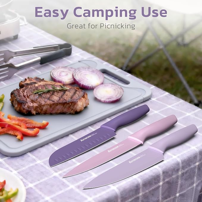 Astercook Knife Set, 13 Pieces Kitchen Knives Set - Image 5