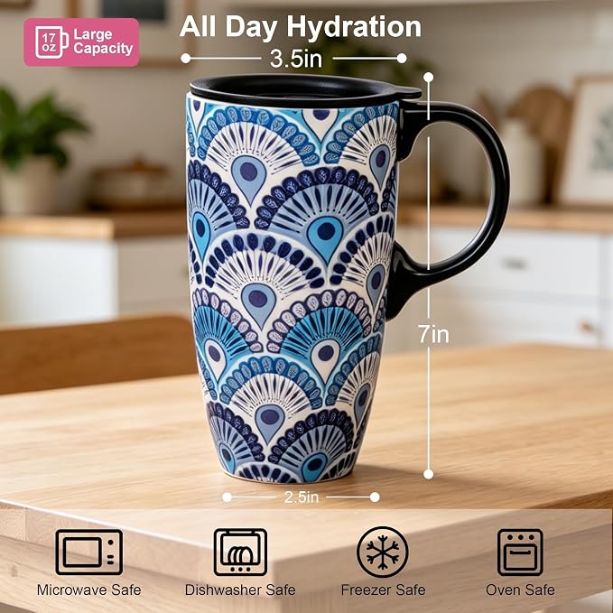 Topadorn Ceramic Travel Mug - Image 4
