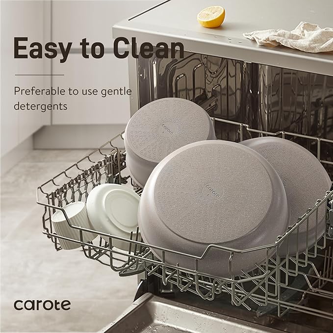CAROTE 19pcs Pots and Pans Set Non Stick, Nonstick Cookware Set Detachable - Image 4