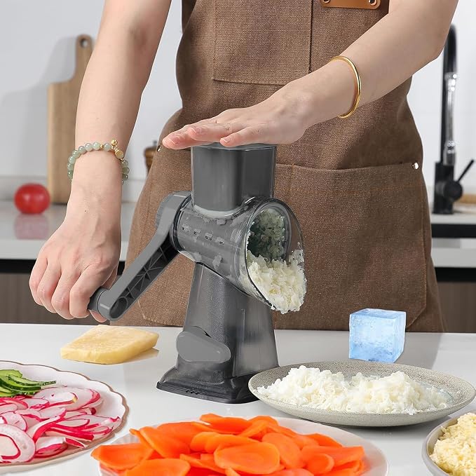 KalraMay Cheese Grater, Rotary Cheese Grater - Image 2