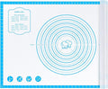 Silicone Baking Pastry Mat, Non-slip Food Grade Dough Rolling Mat by DANIADEAN