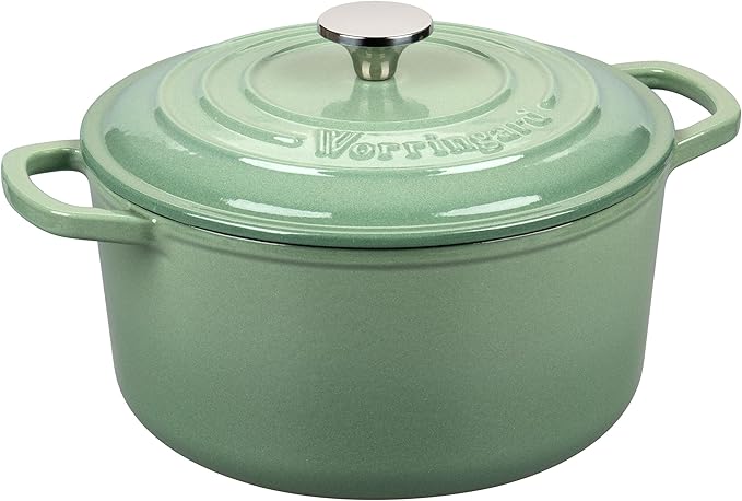 VORRINGARD Enameled Cast Iron Dutch Oven Pot - Image 7