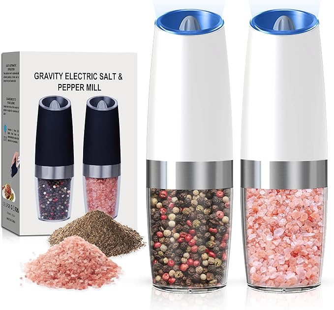 Battery Operated Salt And Pepper Grinder Set by Unknown