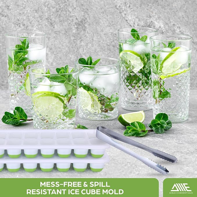 Ice Cube Tray Set – 4 Silicone Trays - Image 4