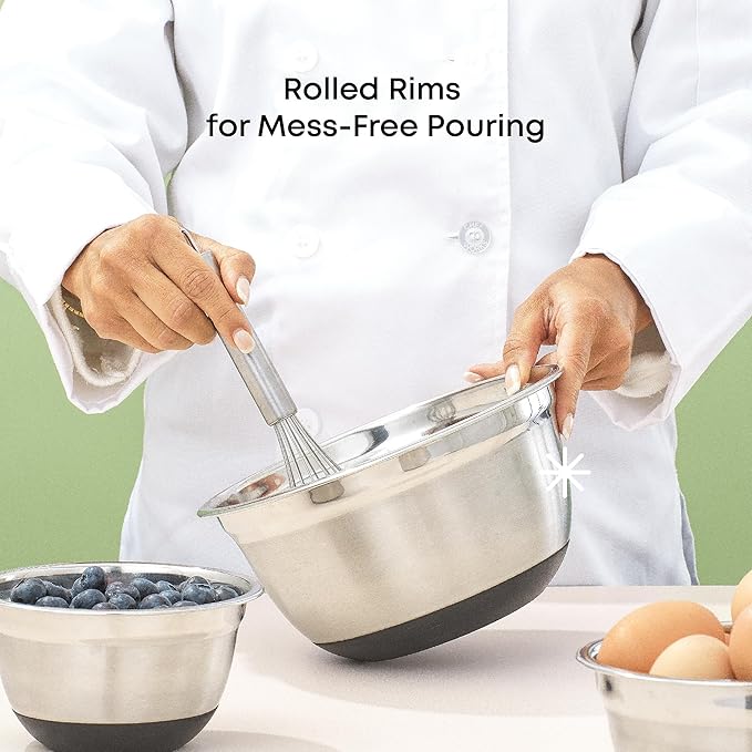 JoyJolt Stainless Steel Mixing Bowls - Image 5