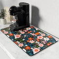 Rnivvi Coffee Mat, Hide Stain Rubber Backed Absorbent Dish Drying Pad by Rnivvi