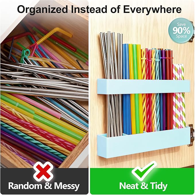 9.5” Large Acrylic Straw Holder - Image 6