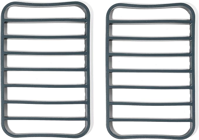 The Silicone Kitchen Silicone Roasting Rack Pan Extra Large, Dishwasher Safe by TheSiliconeKitchen