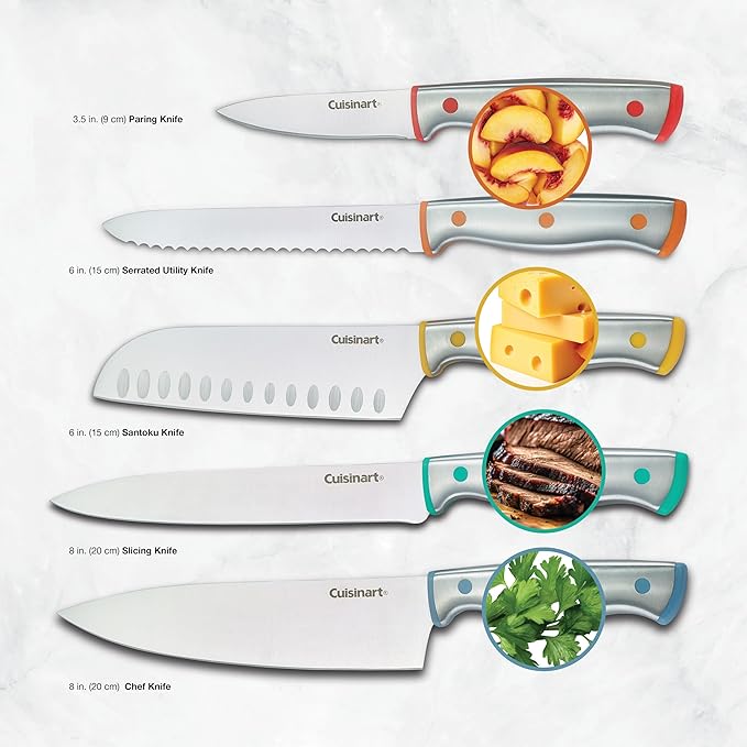 Cuisinart C77CR-10P 10pc Stainless Steel ColorCore™ Color Rivet Set - Image 2