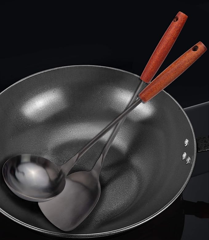 Stainless Steel Wok Utensil - Image 4