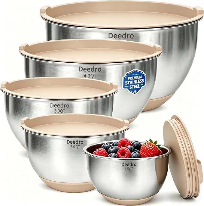 Deedro Premium Mixing Bowls by Deedro