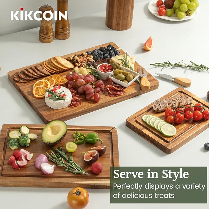 Kikcoin Acacia Wood Cutting Boards - Image 5