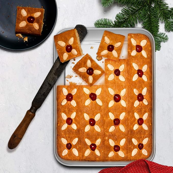 E-far Baking Pans Set of 3, Stainless Steel Sheet Cake Pan - Image 5