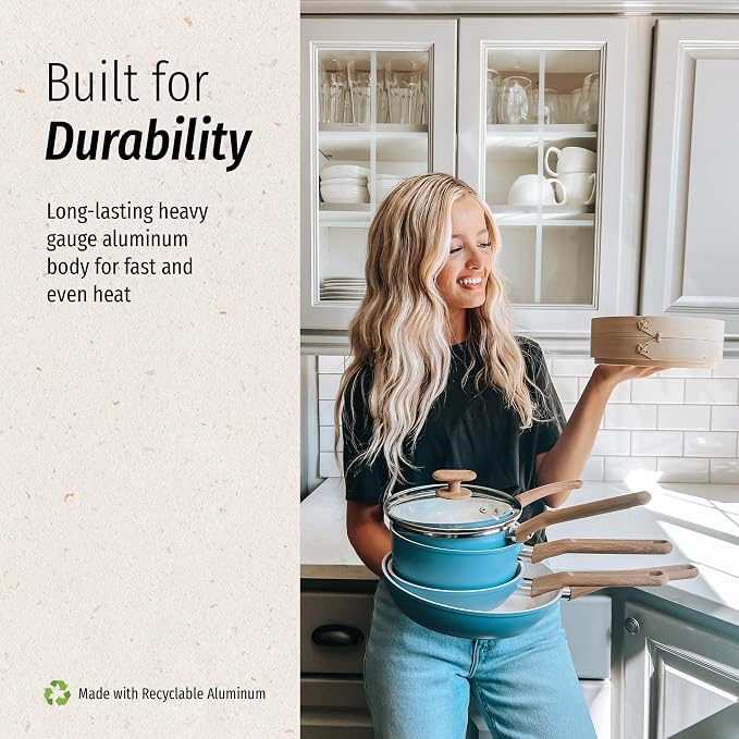 GoodCook Healthy Ceramic Titanium-Infused 2 Quart Saucepan - Image 3
