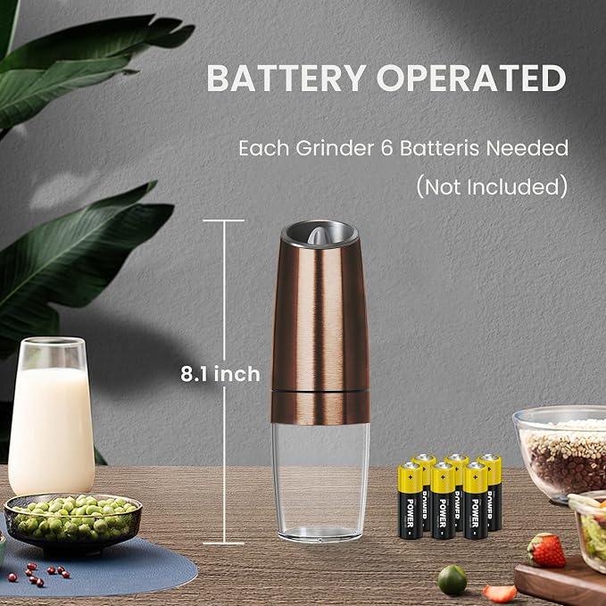 Battery Operated Salt And Pepper Grinder Set - Image 4