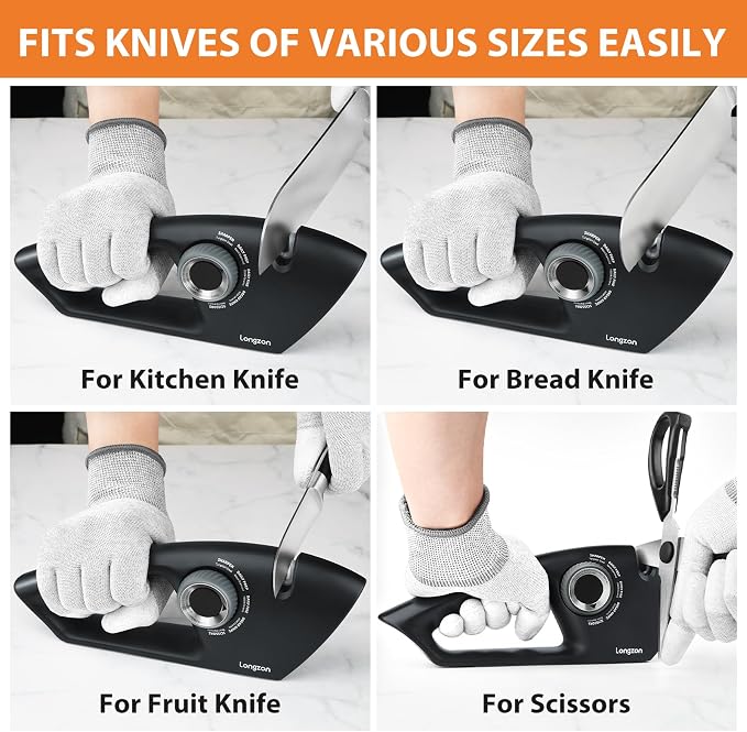 Longzon 6-in-1 Knife Sharpener 5 Stage - Image 8