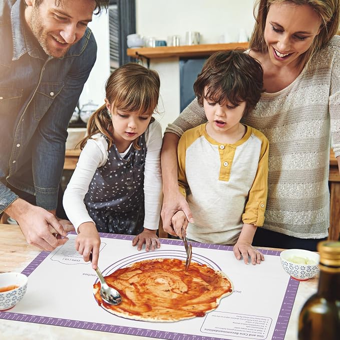 Non Stick Pastry Mat, Extra Large Silicone Baking Mat - Image 7