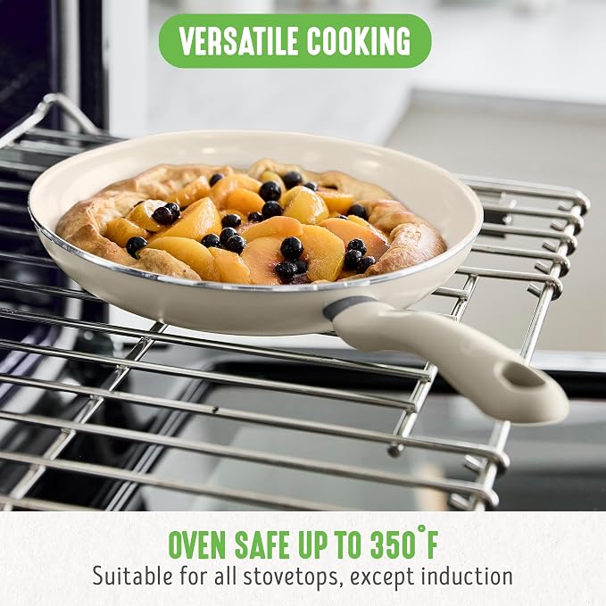 GreenLife 16 Piece Nonstick Cookware Set, Soft Grip Non-Toxic PFAS-Free Ceramic - Image 11