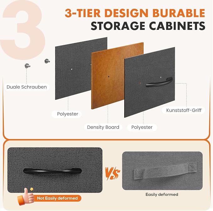 Sweetcrispy 5 Drawer Dresser - Image 6