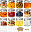 Eathtek 8 oz Glass Mason Jars by Eathtek