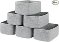 OIASKET 6 Pack Storage Baskets for Shelves, Small Baskets for Shelves, Cute by OIASKET