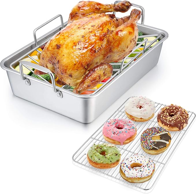 P&P CHEF 14" Roaster Roasting Pan by PPCHEF