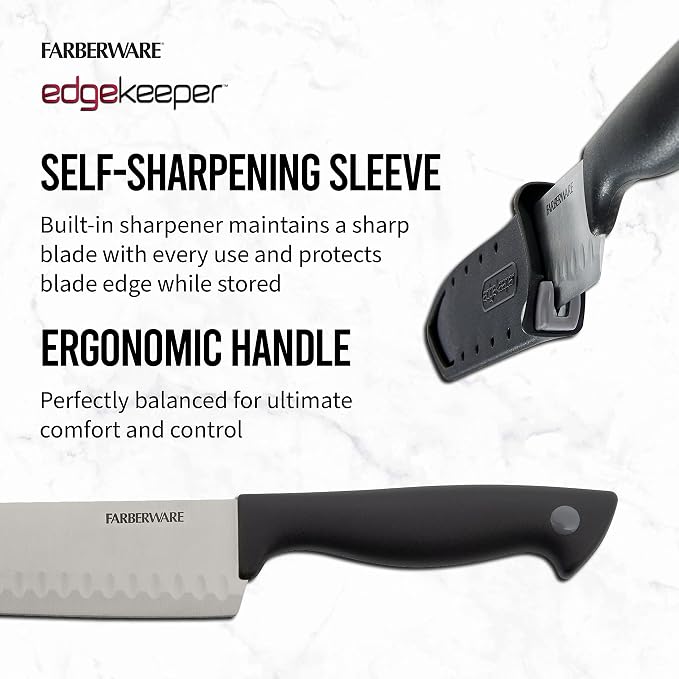 Farberware Edgekeeper 5-Inch Santoku Knife - Image 4
