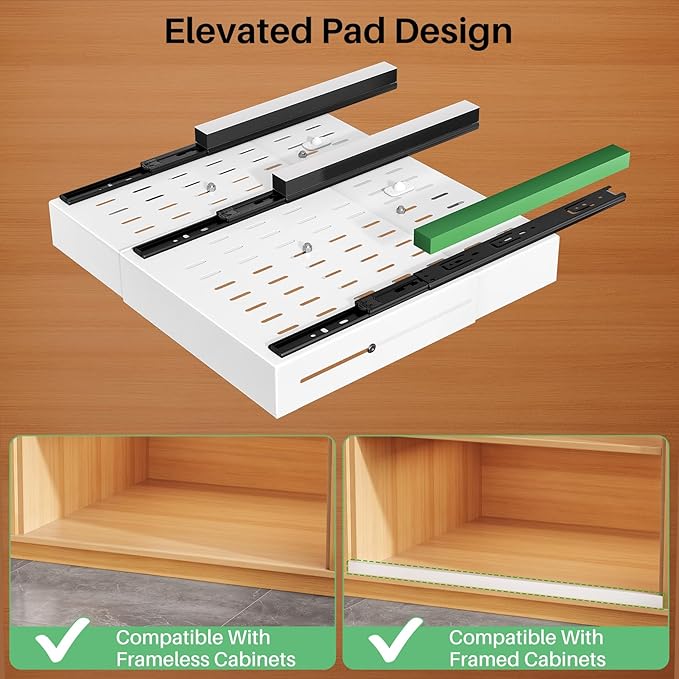 Pull out Cabinet Organizer, Expandable Width, Depth - Image 5