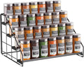 Spice Rack Organizer for Cabinet, 4 Tiered Spice Rack Organizer, Tiered by GIGIFTREE
