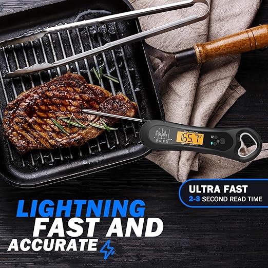 Meat Thermometer Digital, Instant Read Meat Thermometer - Image 3