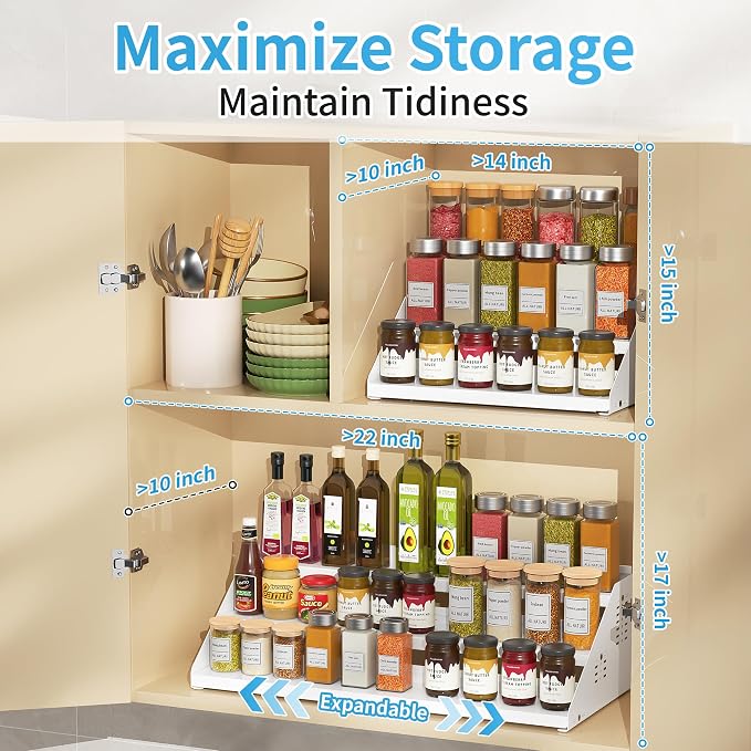 BOIVSHI Spice Rack, Spice Organization - Image 5