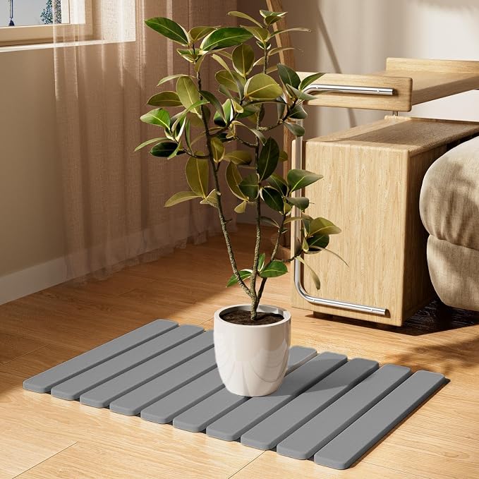 Foldable Stone Bath Mat, Quick Dry Stone Drying Mats - Image 8