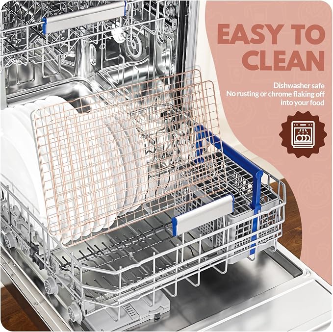 2 PCS Cooling Racks for Cooking and Baking, 14.8x10 Inches Stainless Steel - Image 5
