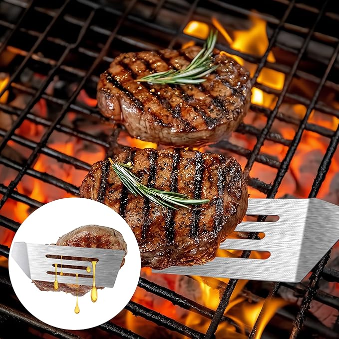 Stainless Steel Spatula Set, Metal Spatula - Image 5