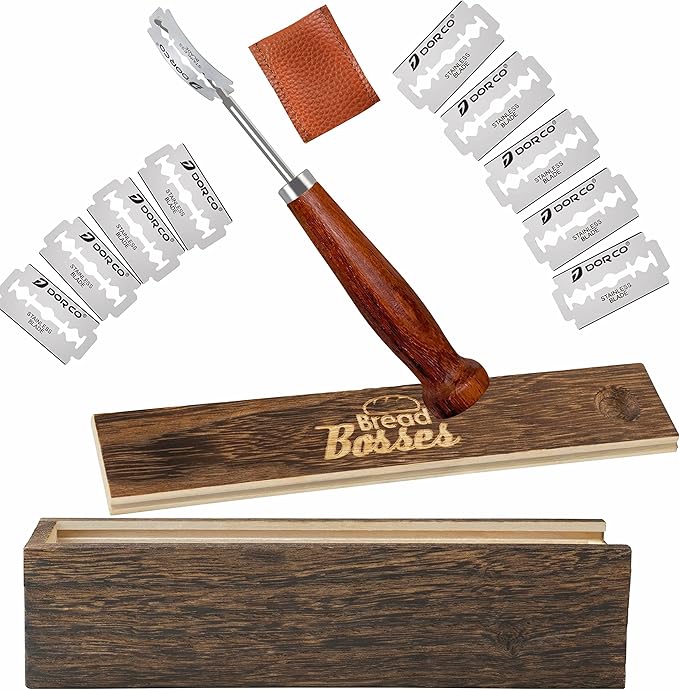 Bread Bosses Bread Bakers Lame Slashing Tool -Dough Making Slasher Tools Baking by BreadBosses