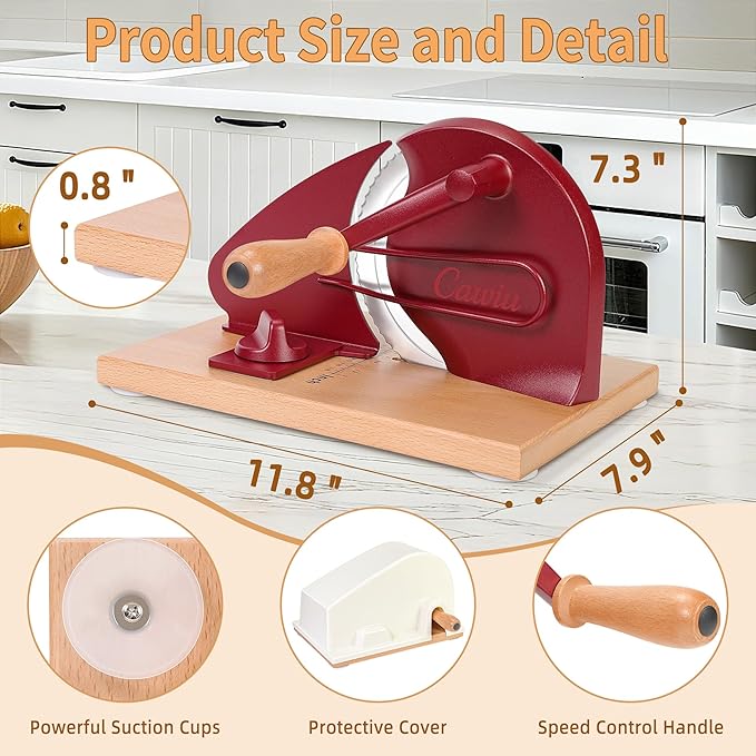 CAWIU Upgraded Manual Bread Slicer - Image 2