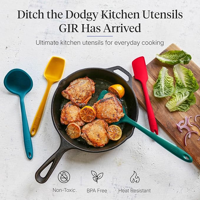 GIR: Get It Right 5-Piece Silicone Ultimate Kitchen Utensils Set - Image 2