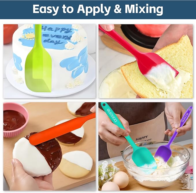 5-Piece Silicone Spatula Set - Image 4