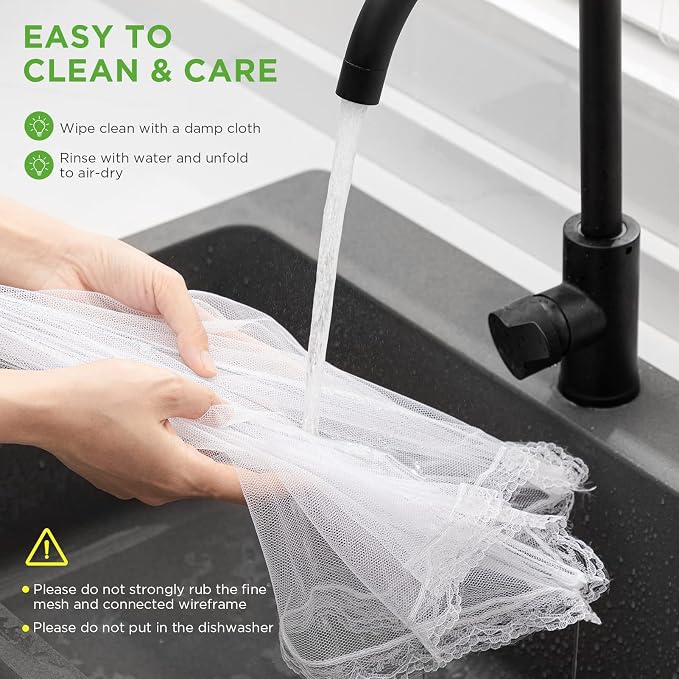 Extra Large Mesh Food Covers for Outside Collapsible and Reusable Food Tents - Image 7