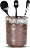 Ceramic Spoon Holder for Coffee Bar, Upright Tea Spoon Holder Cup, Coffee by U-TIMES