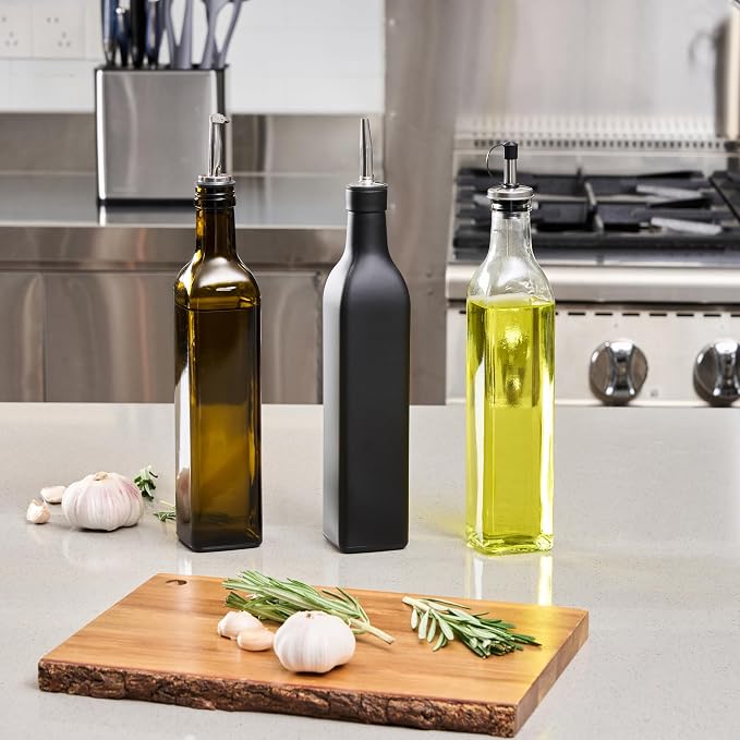 Restaurantware RW Base 16.9 Ounce Olive Oil Dispenser 1 Kitchen Oil Dispenser - Image 7