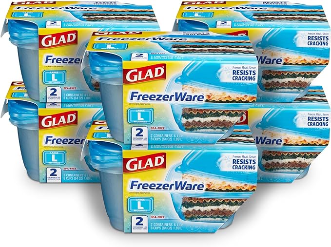 Glad GladWare FreezerWare Food Storage Containers by GladTrashFoodStorage
