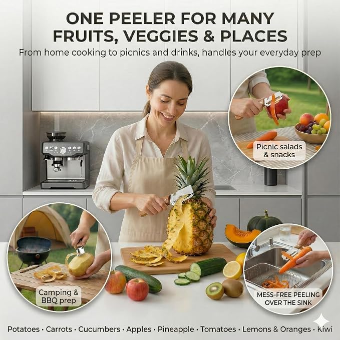 2026 NEW 2PCS Multi-Functional Vegetable Peelers - Image 2