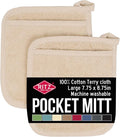 RITZ Terry Pocket Mitt & Hot Pad: Unparalleled Heat Resistant, Durable 100% by Ritz+Foodservice