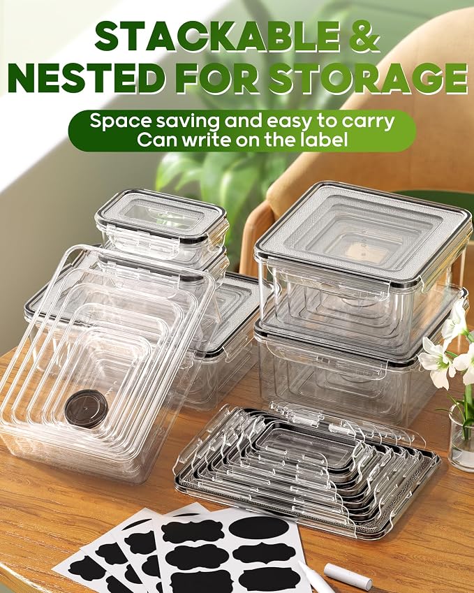 KEMETHY 60 PCS Food Storage Containers - Image 8