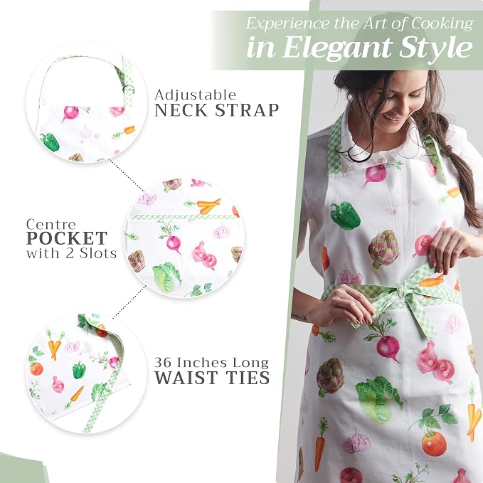 Maison d' Hermine 100% Cotton Apron - Image 5