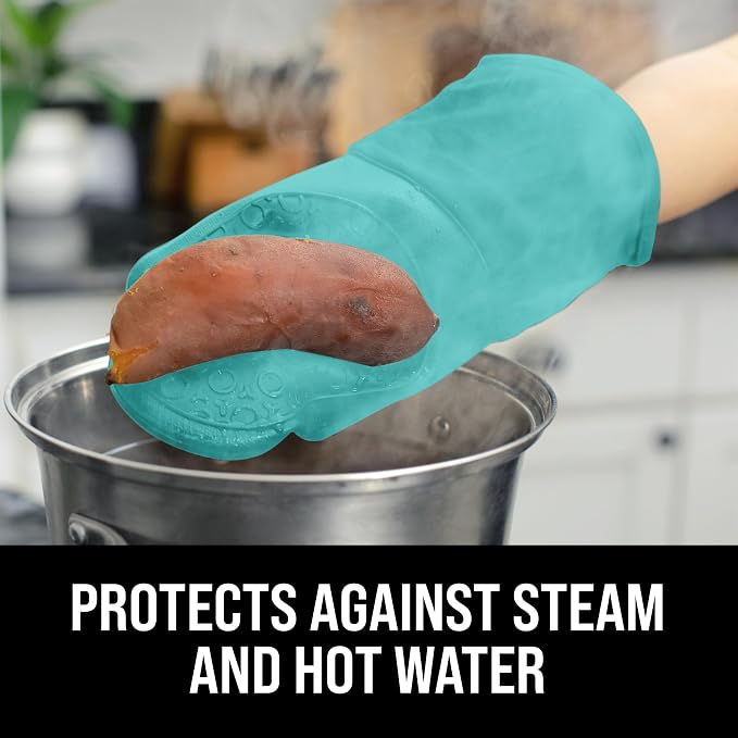 BPA-Free Soft Silicone Oven Mitts - Image 4