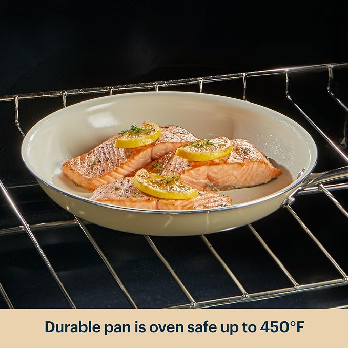 Pyrex 10-Inch Fry Pan Ceramic Cookware - Image 7