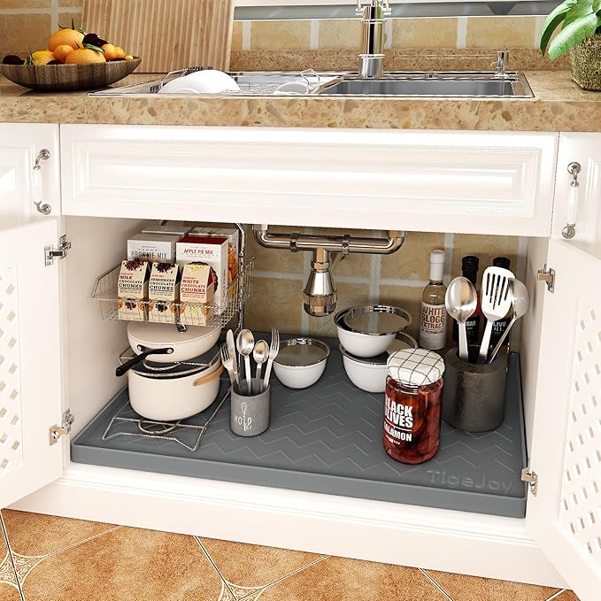 TigeJoy 19" x 19" Under Sink Mats - Image 3