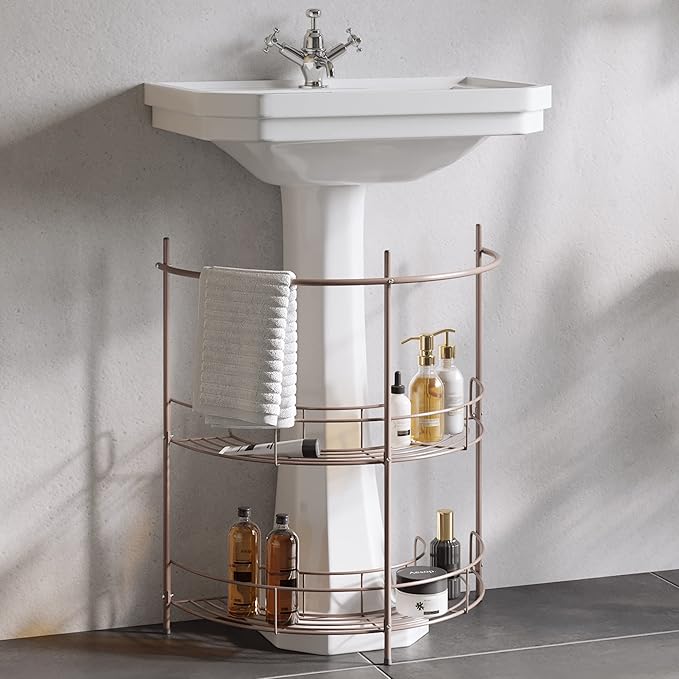 Lavish Home Pedestal Sink Organizer - Image 4